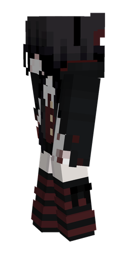 Black skin: body, left side render