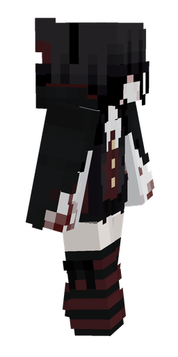 Black skin: body, right side render
