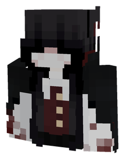 Black skin: bust render