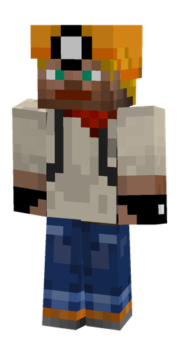 Blue skin: body, front render