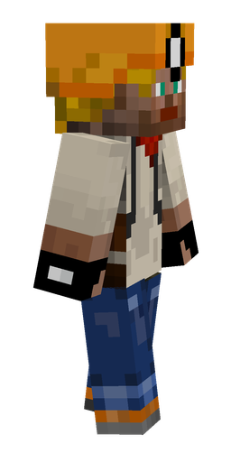 Blue skin: body, right side render