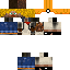 Blue skin: raw texture render