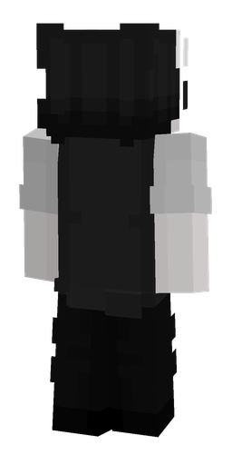Black skin: body, back render