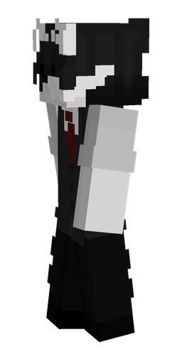 Black skin: body, left side render