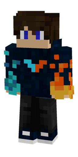 Black skin: body, front render