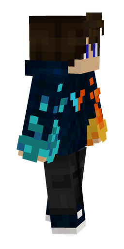 Black skin: body, right side render