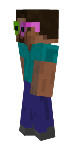 Blue skin: body, left side render