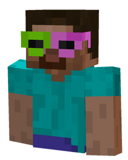 Blue skin: bust render