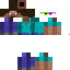 Blue skin: raw texture render
