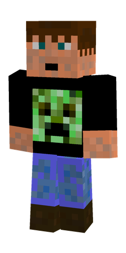 Black skin: body, front render