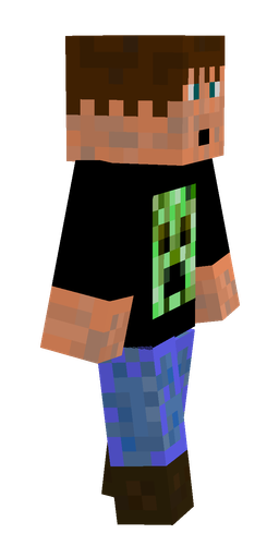 Black skin: body, right side render