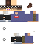 Black skin: raw texture render