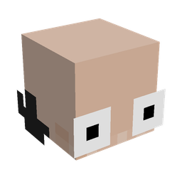 Black skin: head render