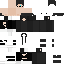 Black skin: raw texture render