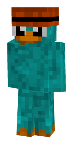 Blue skin: body, front render