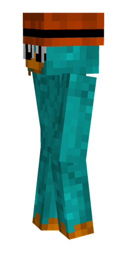 Blue skin: body, left side render