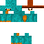 Blue skin: raw texture render