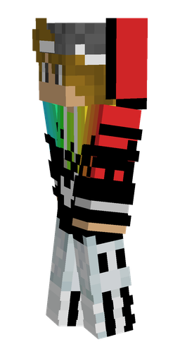 Black skin: body, left side render