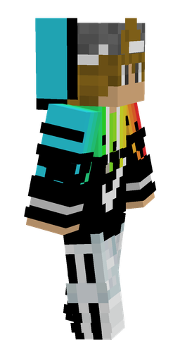 Black skin: body, right side render