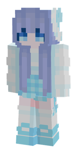 Blue skin: body, front render