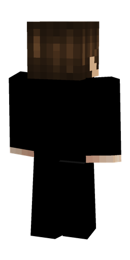 Black skin: body, back render