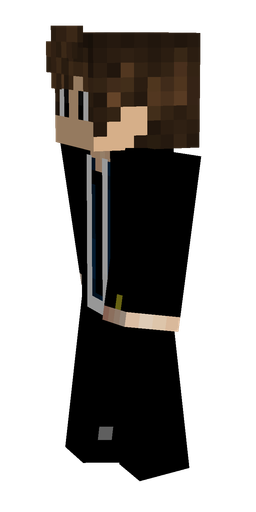 Black skin: body, left side render