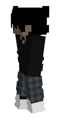 Black skin: body, left side render
