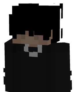 Black skin: bust render