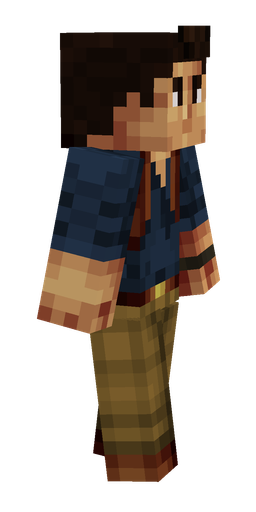Black skin: body, right side render