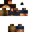 Black skin: raw texture render