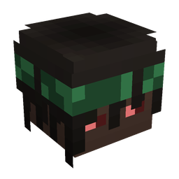 Black skin: head render