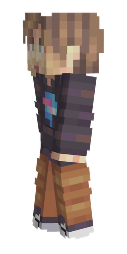 Black skin: body, left side render