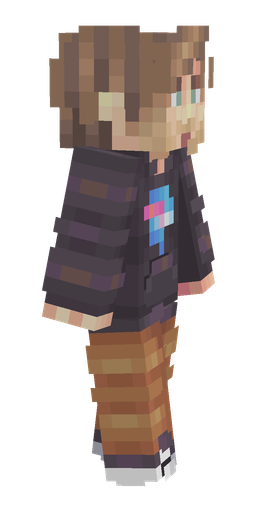 Black skin: body, right side render