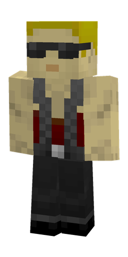 Black skin: body, front render