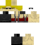 Black skin: raw texture render