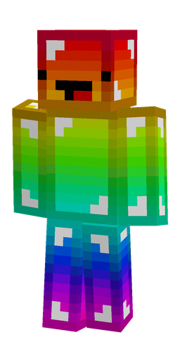 Blue skin: body, front render