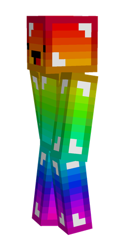 Blue skin: body, left side render