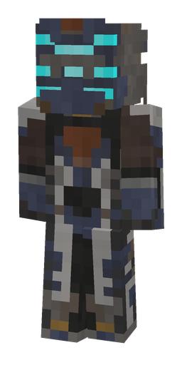 Black skin: body, front render