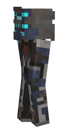 Black skin: body, left side render