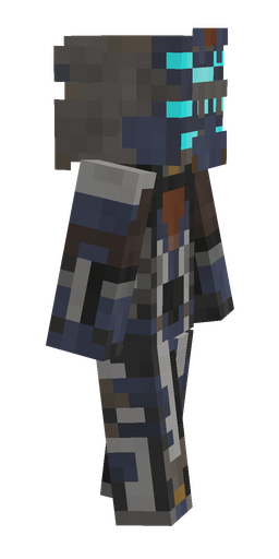 Black skin: body, right side render