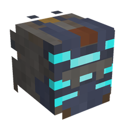 Black skin: head render