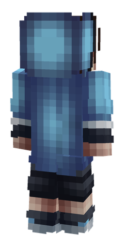 Black skin: body, back render