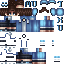 Black skin: raw texture render