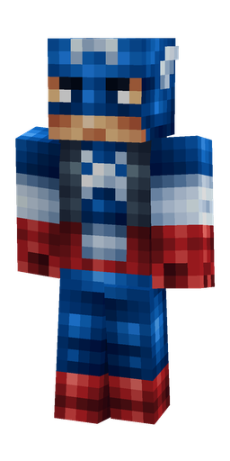 Blue skin: body, front render