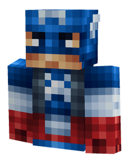 Blue skin: bust render