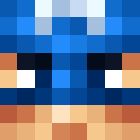 Blue skin: face render