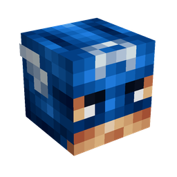 Blue skin: head render