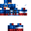 Blue skin: raw texture render