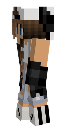 Black skin: body, left side render