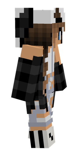 Black skin: body, right side render